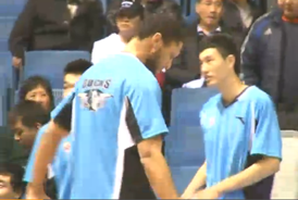 北京队赛前热身 迎战山西信心满满