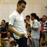 李宗伟与东莞球迷互动