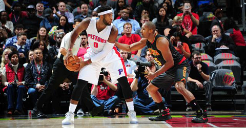 常规赛:活塞VS老鹰106-94