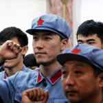 中国田径队井冈山军训