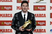 荣膺上赛季欧洲金靴奖 梅西表示这不是目标