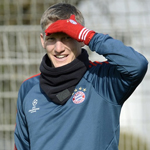 欧冠1/8决赛 枪手拜仁备战