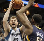 步行者91-104不敌森林狼