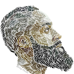 艺术家盯上哈登 创作花样大胡子