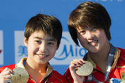 跳水世界杯-陈若琳刘蕙瑕双人十米台折桂
