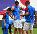 上海申花训练备战