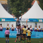 青奥会中国女队获得橄榄球铜牌