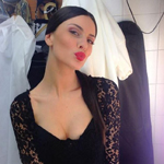 罗马前锋德斯特罗与女友结婚 新娘透视婚纱秀性感