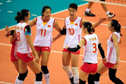 女排亚洲杯中国3-0轻取泰国 跻身四强