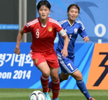 亚运女足:中国女足4-0中华台北