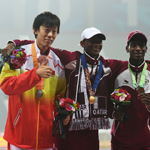 亚运会田径男子跳高决赛 中国选手张国伟夺银