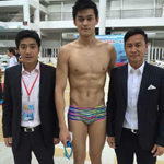 孙杨和叶诗文来到香港和澳门