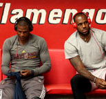 骑士里约训练众将接受采访