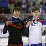 短道速滑世界杯决赛日 范可新破世界纪录