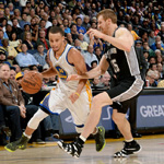 NBA常规赛:马刺113-100勇士