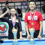 美式台球洪泽赛金佳映夺冠 陈雪屈居亚军