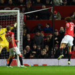 英超第14轮:曼联2-1斯托克城