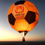 澳大利亚热气球为亚洲杯助兴