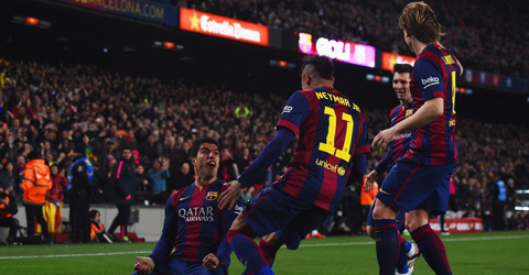 西甲-C罗苏神破门 巴萨2-1皇马