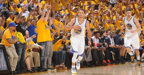 勇士VS鹈鹕97-87 水花兄弟48分力压浓眉