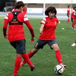 女足穿高科技内衣备战世界杯