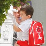 梅西儿子现身 苏神与梅西接儿子