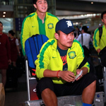 国安归来老总接机 徐云龙单独坐小车