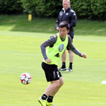 张稀哲狼堡训练卖力