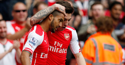 阿森纳4-1西布朗 小老虎戴帽太子爆射