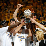 2015西部冠军颁奖仪式图集 勇士时隔40年再进总决赛