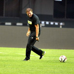 鲁能踩场备战永昌 库卡心情无碍大秀球技