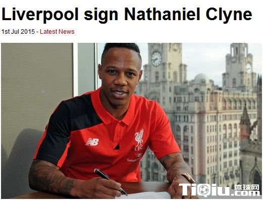 克莱因加盟利物浦