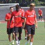 马竞上海备战上港 T9领衔小将徐新随队训练