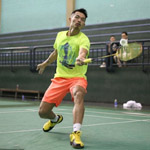 中国羽毛球队世锦赛热身训练