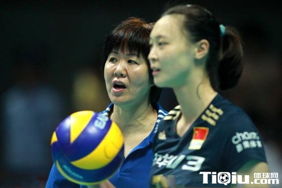 惠若琪与主帅郎平 (资料图)