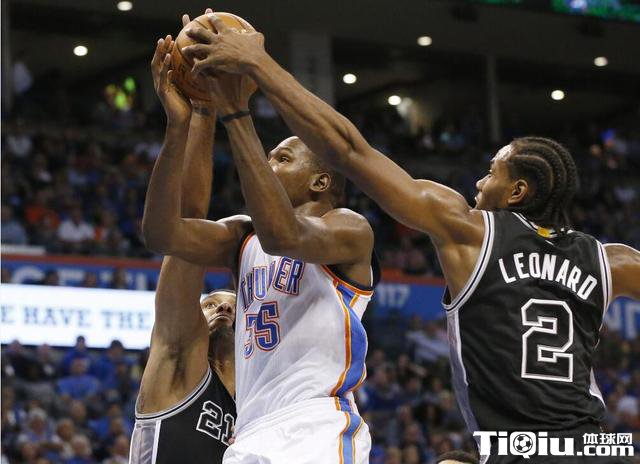 常规赛:雷霆VS马刺112-106