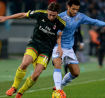 意甲第11轮:拉齐奥1-3米兰