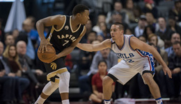 猛龙轻取76人获4连胜 德罗赞25+8斯科拉22分