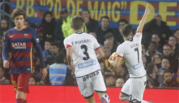 巴萨2球领先2-2终结主场全胜 梅西传射