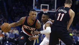 雷霆轻取开拓者取6连胜 杜兰特24分领6人上双