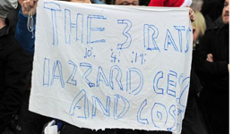 切尔西两巨星遭全场狂嘘 背叛穆帅就是你们