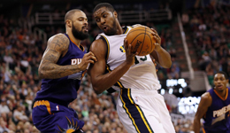 海沃德24分爵士射落太阳 奈特替补空砍26分