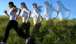 错误跑步姿势伤身 全脚掌着地更易伤颈椎