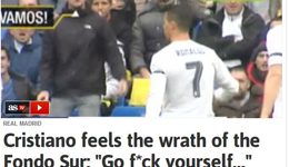 C罗爆粗口对骂皇马球迷 去你们妈的