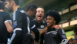 如今的切尔西团结起来了 特里关键时刻指挥全队