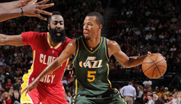 火箭VS爵士103-94 火箭9人出战仍获胜