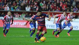 巴萨西甲已获12枚点球 刷新历史必破纪录