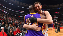 湖人VS公牛115-126 科比芝加哥告别战享受膜拜