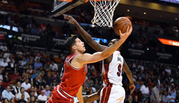 热火VS公牛129-111 公牛惨败跌出东部第八