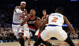 开拓者VS尼克斯104-85 利拉德30+6无愧核心